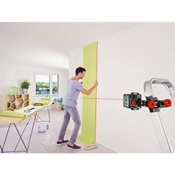 Bosch Quigo Cross Line Laser Level Self Levelling Compact New Mm1 Wall Mount