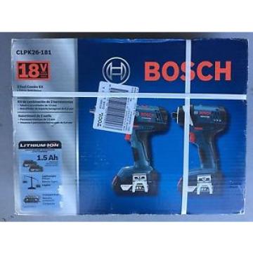 Bosch CLPK26-181 Two Tool Combo Kit 18v Drill &amp; Driver