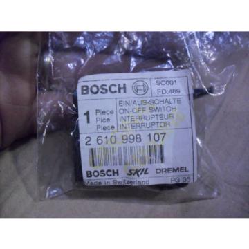 Bosch Switch # 2-610-998-107 For Model 1030VSR,1034VSR &amp; 1011VSR Drills