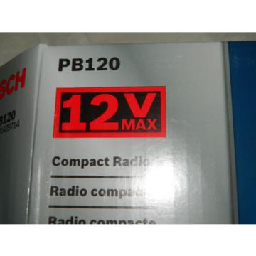 BOSCH PB120 RADIO