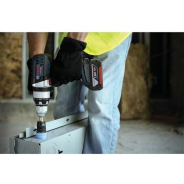 Bosch Lithium-Ion 1/2 Hammer Drill Concrete Driver Kit Cordless Tool 18-Volt NEW