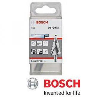 Bosch HSS LONG LIFE 6 to 39MM STEP DRILL SPIRAL FLUTE STEP DRILL