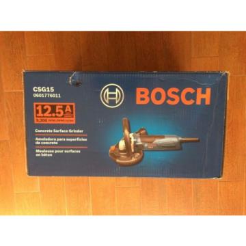 NEW! Bosch CSG15 Concrete Surfacing Grinder 12.5 Amp 0601776011