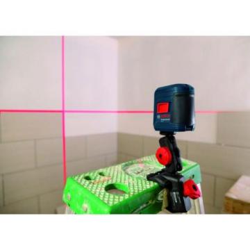Bosch GLL 2 Self-leveling Cross-Line Laser with clamping mount