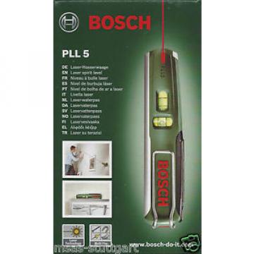 Bosch 5 m Laser Spirit level PLL 5 Multi Fix - factory new