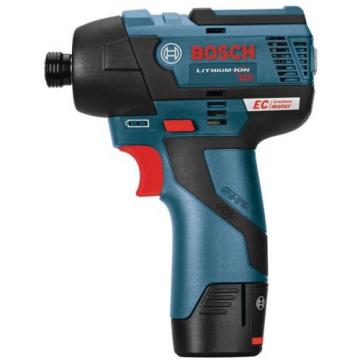Impact Driver Tool Kit 12-Volt MAX Cordless Variable Speed 2600 RPM 1/4&#034; Bosch