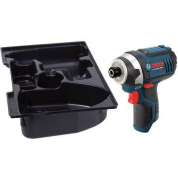 Bosch Impact Driver Cordless 12 Volt Lithium-Ion 1/4 in Variable Speed with Tray