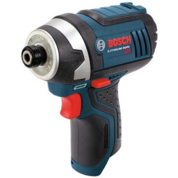 Bosch Impact Driver Cordless 12 Volt Lithium-Ion 1/4 in Variable Speed with Tray