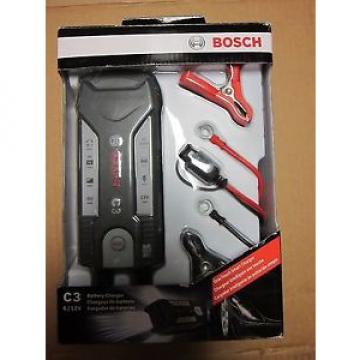 Bosch C3 Fully Automatic 4-Mode 6/12V Smart Battery Charger and Maintainer, 3.8A