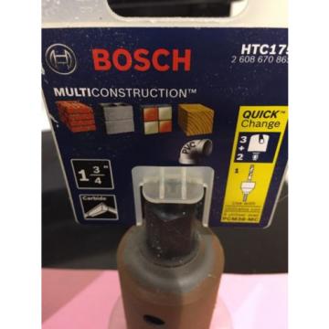 NEW BOSCH PCM38-MC MULTICONSTRUCTION HOLE SAW 3/8 MANDREL And 1 3/4 &amp; 2 Inch