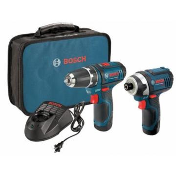 Drill Driver and Impact 12 Volt Lithium-Ion Cordless Electric 2 Tool Combo Kit