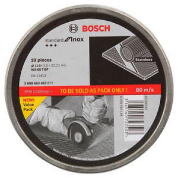 Bosch Inox Cutting Discs 115x1x22.23mm 10pc