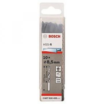Bosch Metal drill bits HSS-R. DIN 338 8.5 x 75 x 117 mm 2607018432