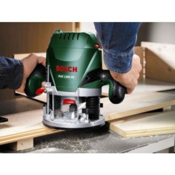 Bosch POF 1200 AE Router With Vacuum Adaptor and Clamping Lever, SDS System