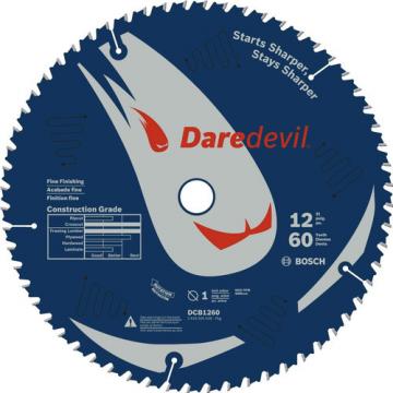 Bosch Daredevil 12&#034; 60 Tooth Fine Finish Circular Saw Blade DCB1260 New