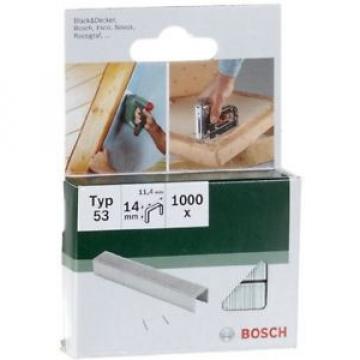 Bosch 2609255823 14mm Type 53 Fine Wire Staples (Pack Of 1000) FREE Shipping NEW