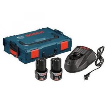 Bosch SKC120-202L 12-Volt Max Lithium-Ion Starter Kit with (2) 2.0 Ah Batteries,