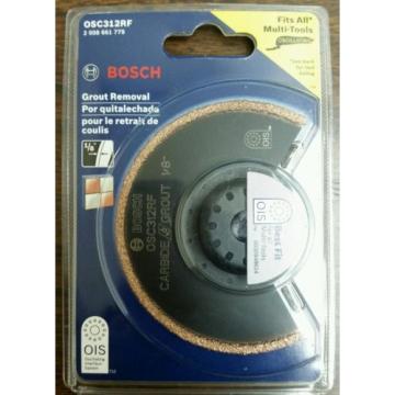 Bosch OSC312RF 3-1/2&#034; x 1/8&#034;. Fits All Multi-Tools. Carbide for Grout Removal