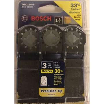 Bosch OSC114-3 1-1/4-Inch Multi-Tool Precision Plunge Cut Blade - Wood - 3 Pack