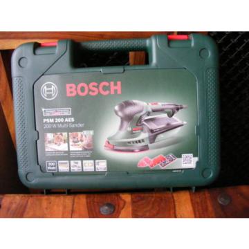 Brand New in Case 2 in 1 Bosch Multi-Sanders PSM 200 AES 200 W 240v