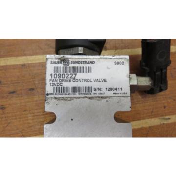 Sauer Danfoss 1090227 12VDC Normally Closed Fan Drive Control Solenoid Valve