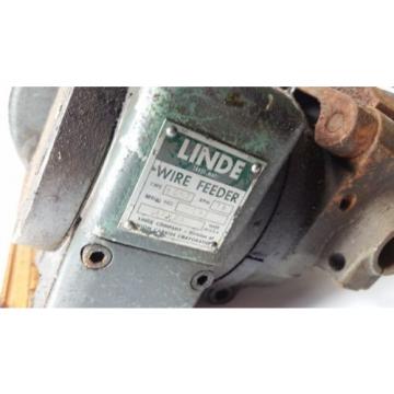 Linde Mig Wire Feed welder motor seh2 115v volt 74 rpm right angle gearbox