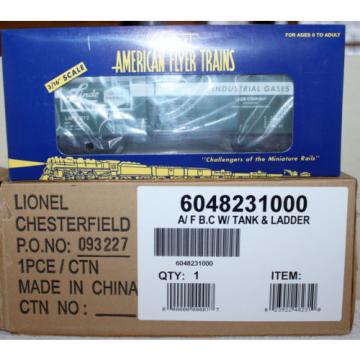 American Flyer No. 48231 Linde Gas Box/Tank Car: 2003 TTOS Denver: Original Box!