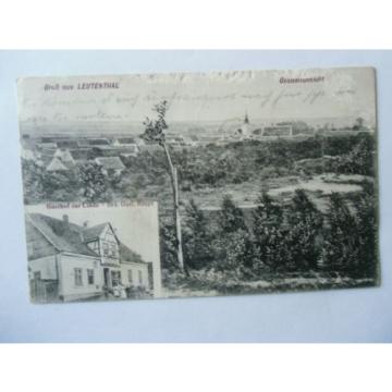 Ansichtskarte Leutenthal Gesamtansicht 1913 Gasthof zur Linde