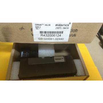 Rexroth Aventics R432006124, GS-020061-02440 Ceram Valve Size 2  Origin