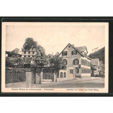alte AK Hirsau, Kloster-Teilansicht, Gasthaus zur Linde