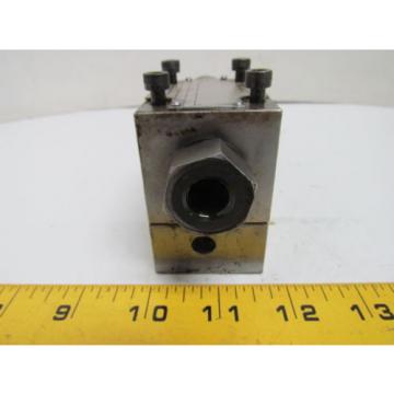 Rexroth DR6DP2-41/75Y Flow Control Valve Hydraulic W/AG 17112 Manifold