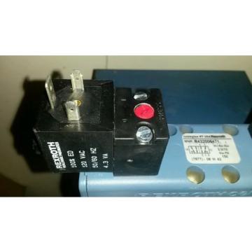 Origin REXROTH R432006471 Air Control Valve, Base Mounted, 4-Way, 2 Solenoids