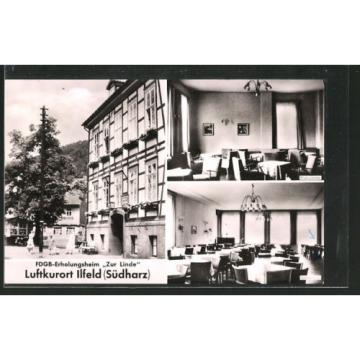alte AK Ilfeld, FDGB-Erholungsheim Zur Linde 1965