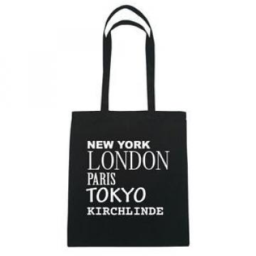 New York, London, Paris, Tokyo KIRCH-LINDE - Jute Bag Bag - color: black