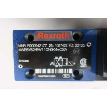 REXROTH 4WE6Y62/EW110N9K4 5100PSI 120V-AC SOLENOID HYDRAULIC VALVE D550094