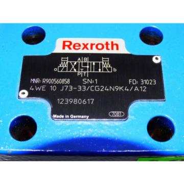 Rexroth Bosch valve ventil 4WE 10 J73-33/CG24N9K4/A12 / R900560858    Invoice