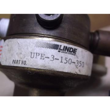 Linde UPE-3-150-350 Regulator Assembly with Pressure Gauge *FREE SHIPPING*