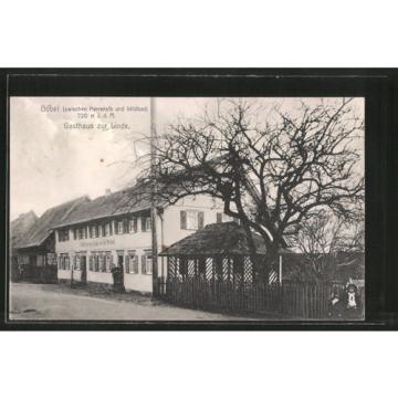 tolle AK Dobel, Gasthaus zur Linde 1917