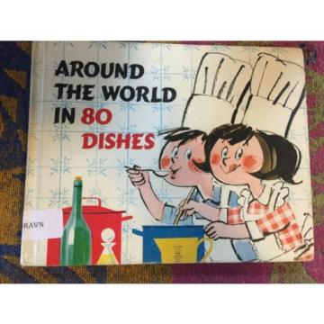 Around The World In 80 Dishes by Polly &amp; Tasha Van Der Linde Childrens Cookbook