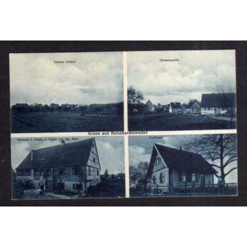 109367 AK Hohnhardtsweiler Bäckerei Gasthaus zur Linde v Gg. Haaf Forsthaus 1917