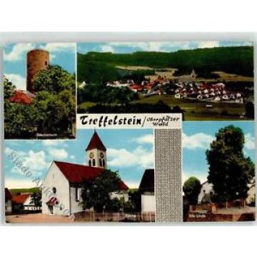 52055471 - Treffelstein Drachenturm Kirche alte Linde