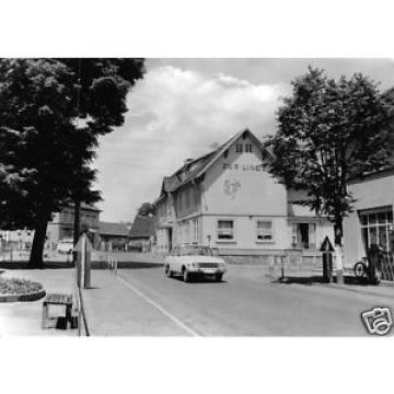 AK, Wernshausen Werra, Straßenpartie mit Gasthaus  &#034;Zur Linde&#034;, 1974