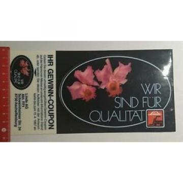 Aufkleber/Sticker: wir sind für Qualität Linde ihr Gewinncoupon (200716130)