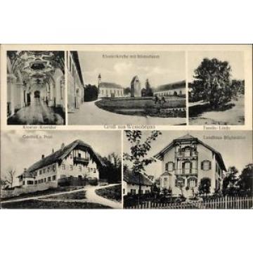 Ak Wessobrunn Oberbayern, Kloster, Römerturm, Tassilo Linde,... - 10056883
