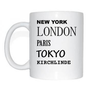 New York, Londres, París, Tokio, KIRCH-LINDE Taza de café