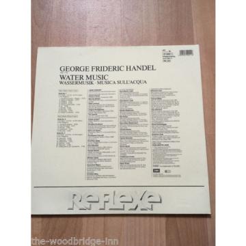 HANDEL WATER MUSIC LINDE-CONSORT (EMI REFLEXE 27 0091 1) G/FOLD LP ALBUM GGK