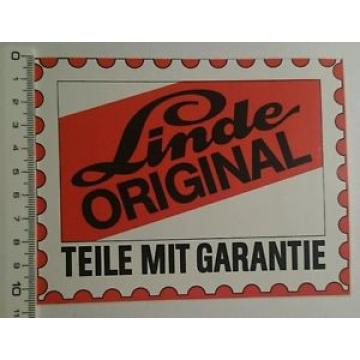 Aufkleber/Sticker: Linde Original teile mit Garantie (190616147)