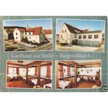 AK, Burgwallbach, Gasthaus zur Linde gestaltet, um 1970