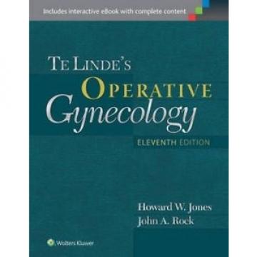 Te Linde&#039;s Operative Gynecology by Howard W. Jones Hardcover Book (English)