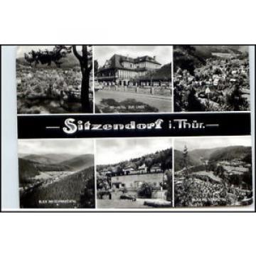 DDR Postkarte Stempel SITZENDORF Thüringen ua. HO-Hotel Zur Linde BedarfsAK 1979